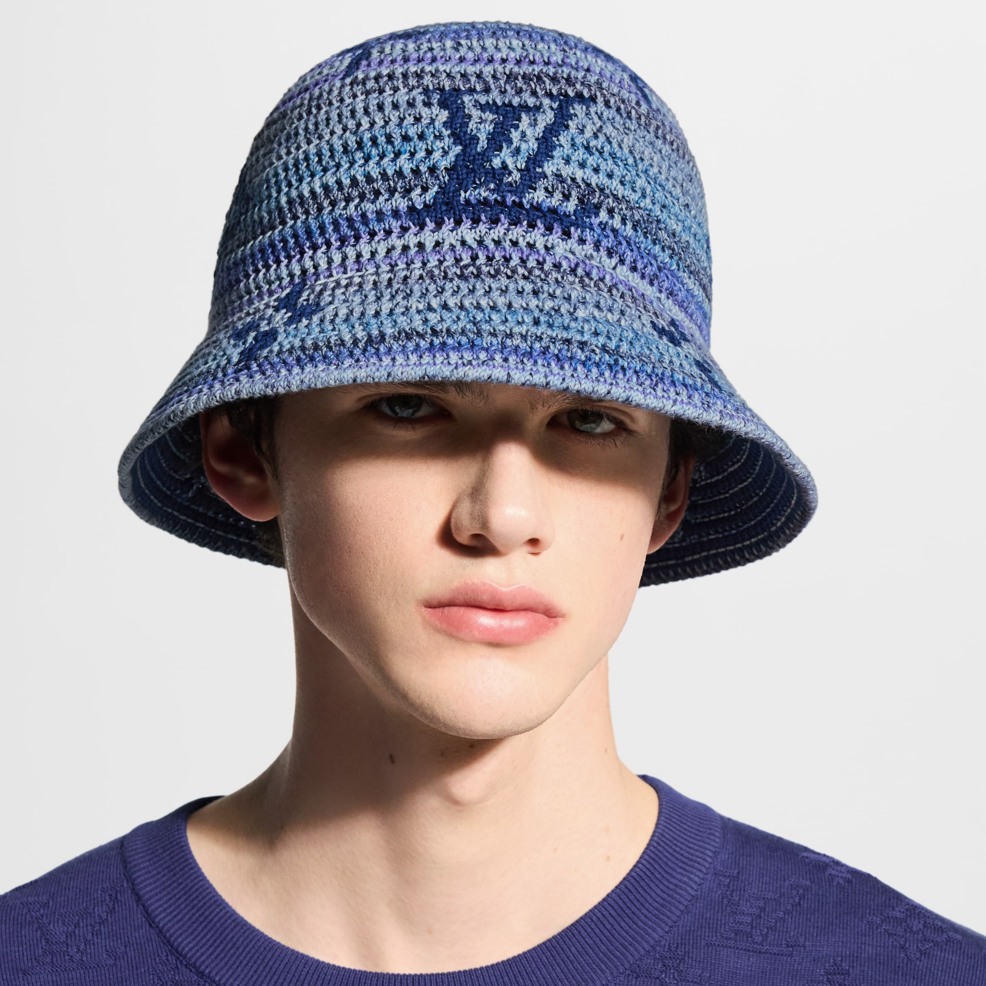 Monogram Flower Denim Bucket Hat S00 - Men - Accessories | LOUIS Monogram Flower Denim Bucket Hat S00 - Men - Accessories | LOUIS